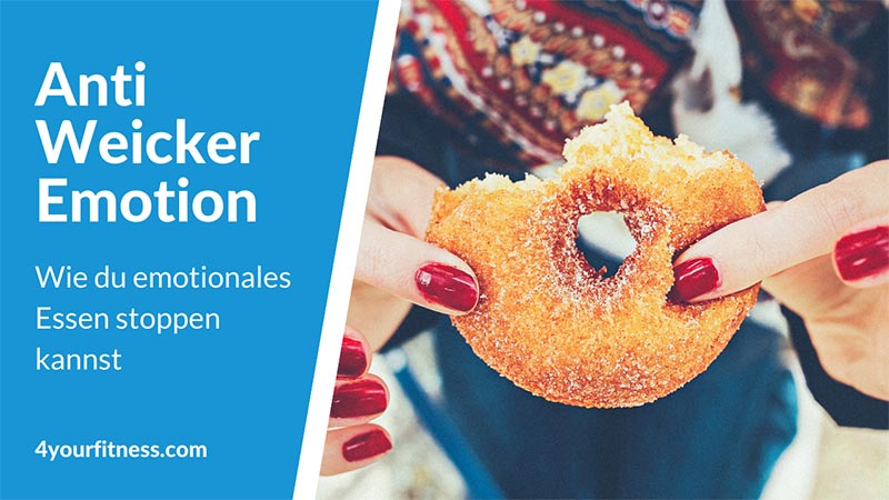 Titelbild, emotionales Essen, Frau, Donut, Hände