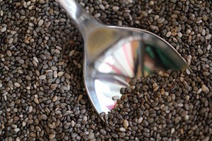 Chia-Samen haben einen relativ hohen Eiweißanteil und sind daher gut geeignet um Muskelmasse aufzubauen