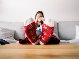 Der innere Schweinehund in seiner gewohnten Umgebung - mit dir auf der Couch.