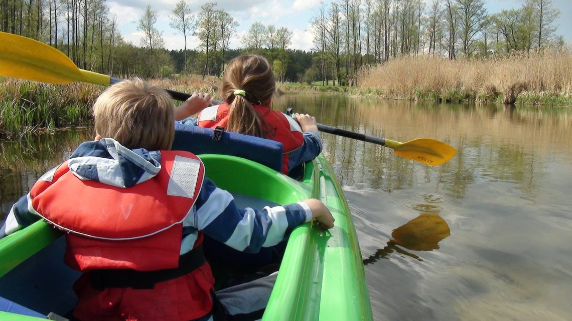 Canoe, kayak, children