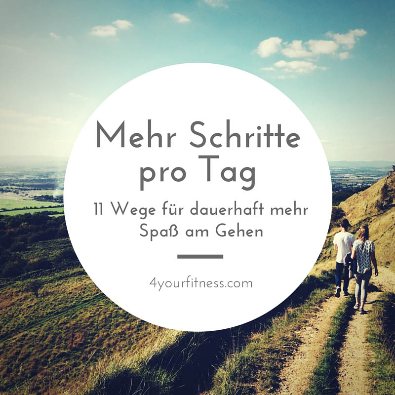 Mehr Schritte pro Tag