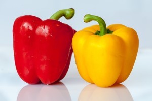 Ein Superfood - viele Farben und Formen: Der Paprika.