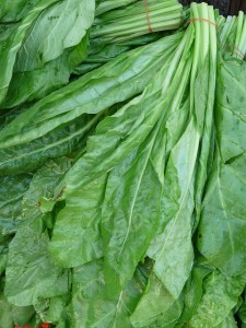 Spinat gibt es nicht nur als gefrorene Würfel, sondern auch als leckeres Blattgemüse. ;-)