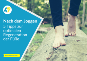 Nach dem Joggen: 5 Tipps zur optimalen Regeneration der Füße